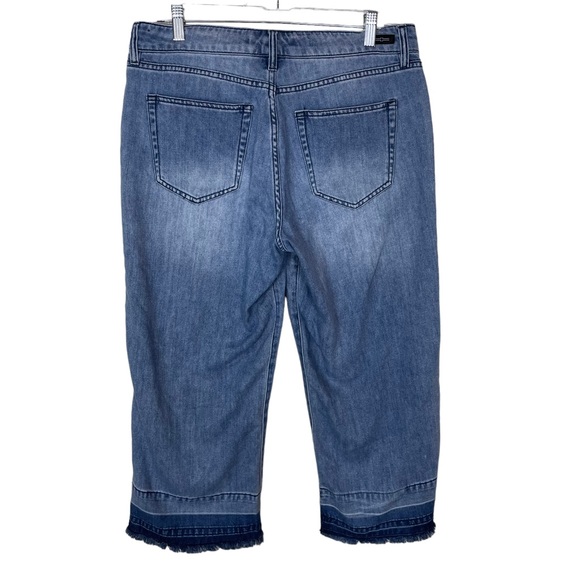 Liverpool The Crop Wide Leg Raw Hem Size 8/29 Baggy Relaxed Hipster Cropped Jean - Picture 2 of 16
